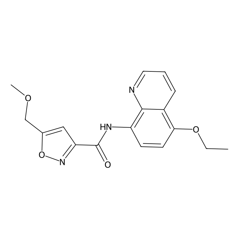 N-(5-ethoxyquinolin-8-yl)-5-(methoxymethyl)-1,2-ox...