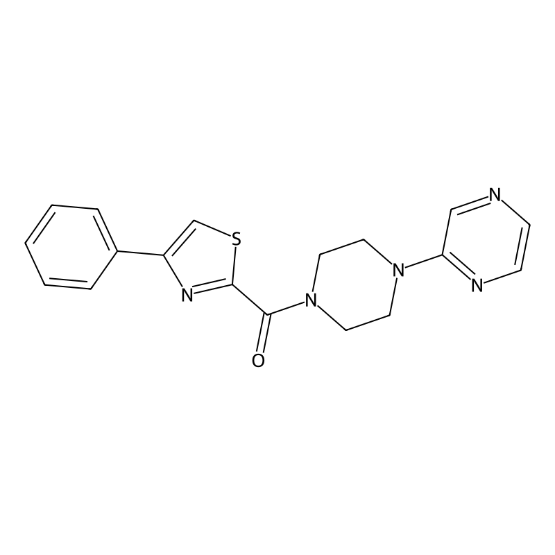(4-Phenyl-1,3-thiazol-2-yl)-(4-pyrazin-2-ylpiperaz...
