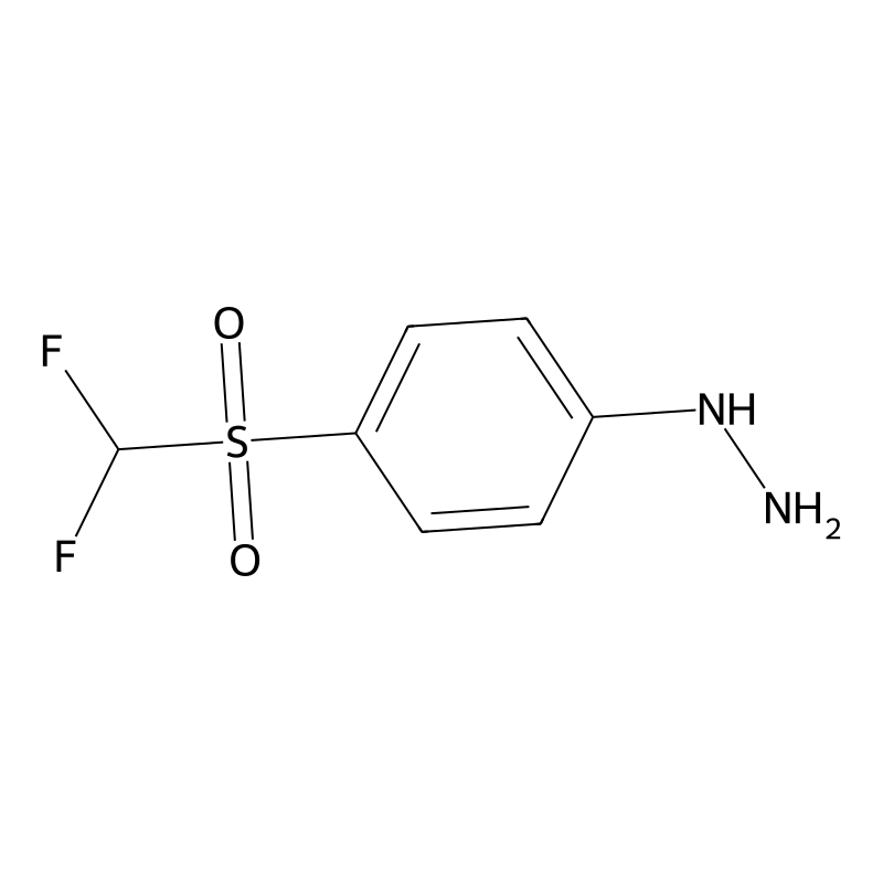 {4-[(Difluoromethyl)sulfonyl]phenyl}hydrazine