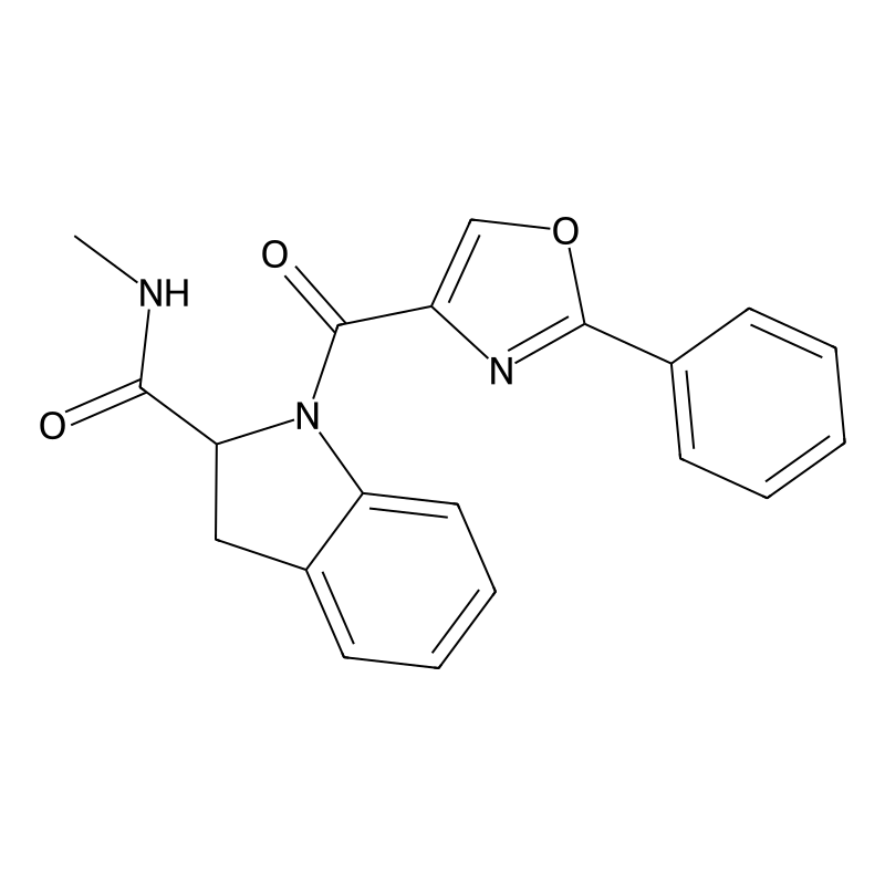 N-methyl-1-(2-phenyl-1,3-oxazole-4-carbonyl)-2,3-d...