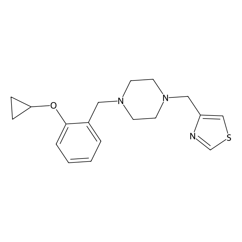 4-[[4-[(2-Cyclopropyloxyphenyl)methyl]piperazin-1-...