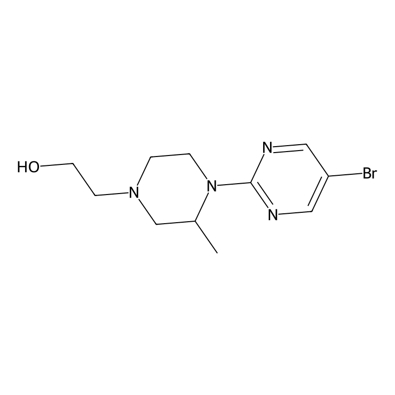 2-[4-(5-Bromopyrimidin-2-yl)-3-methylpiperazin-1-y...