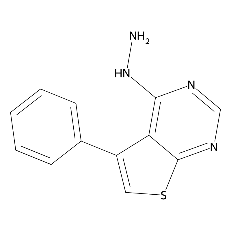 4-Hydrazino-5-phenylthieno[2,3-d]pyrimidine