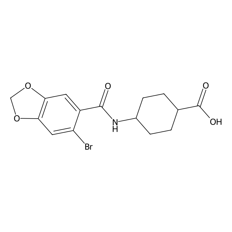 4-[(6-Bromo-1,3-benzodioxole-5-carbonyl)amino]cycl...