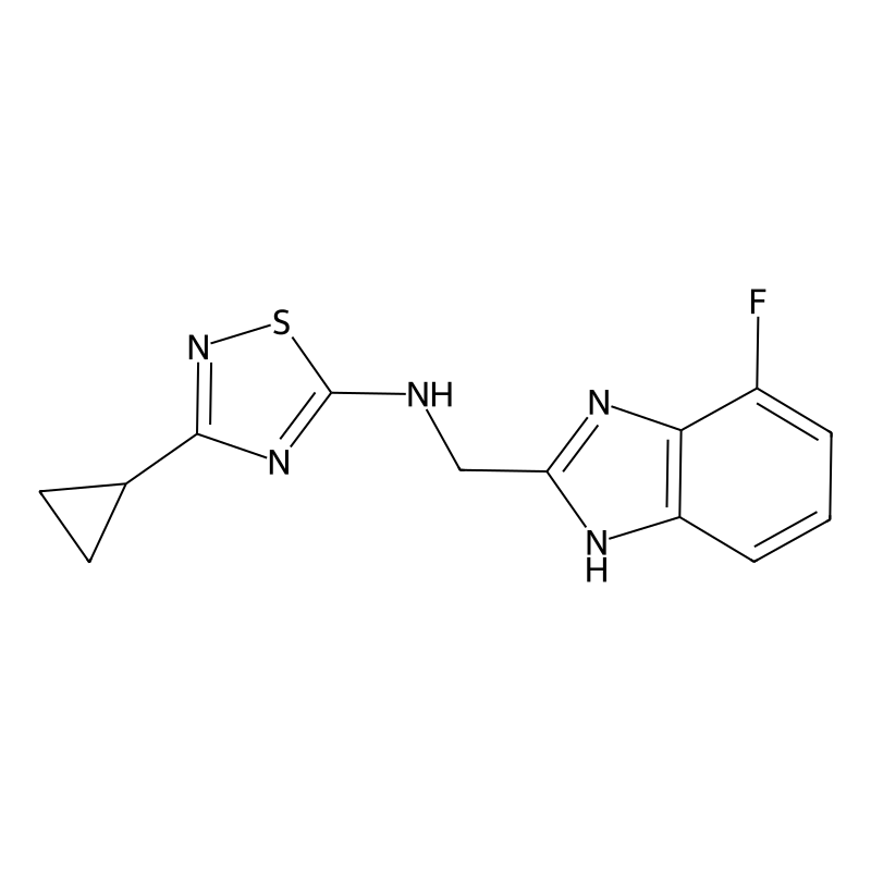 3-cyclopropyl-N-[(4-fluoro-1H-benzimidazol-2-yl)me...