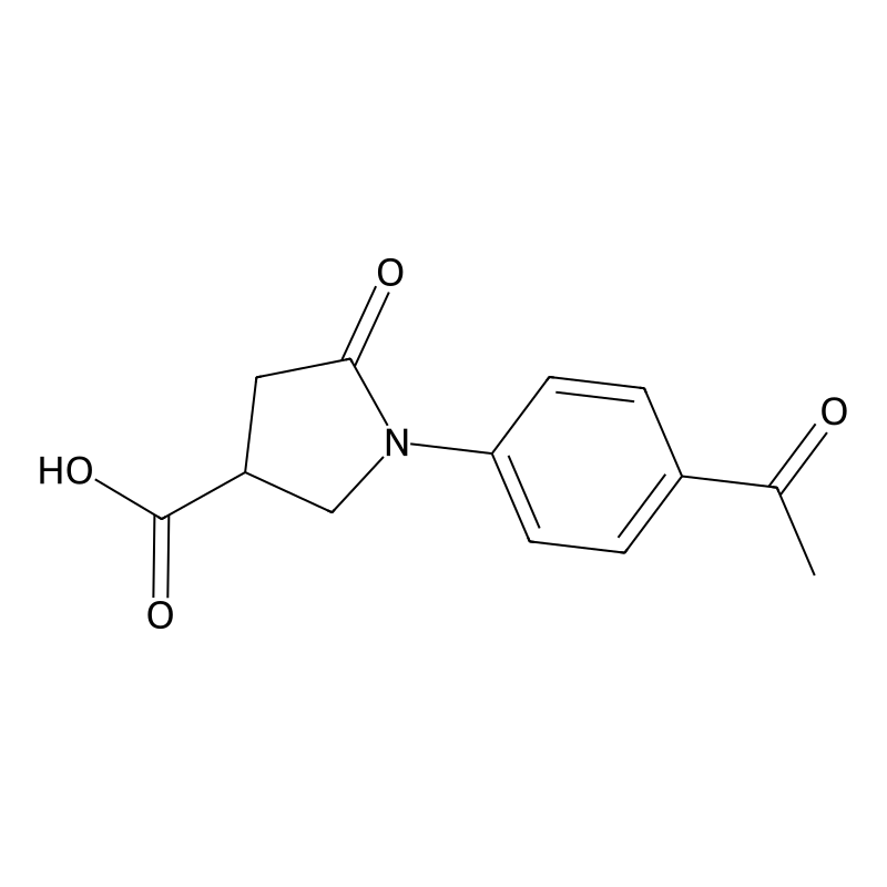 1-(4-Acetylphenyl)-5-oxopyrrolidine-3-carboxylic a...