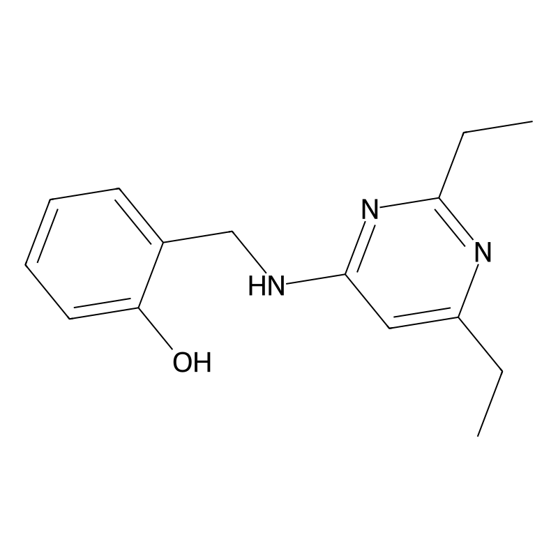 2-[[(2,6-Diethylpyrimidin-4-yl)amino]methyl]phenol