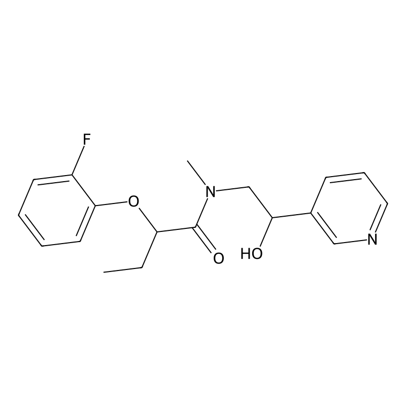 2-(2-fluorophenoxy)-N-(2-hydroxy-2-pyridin-3-yleth...