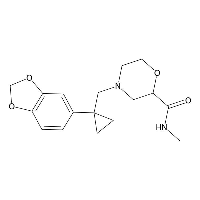 4-[[1-(1,3-benzodioxol-5-yl)cyclopropyl]methyl]-N-...
