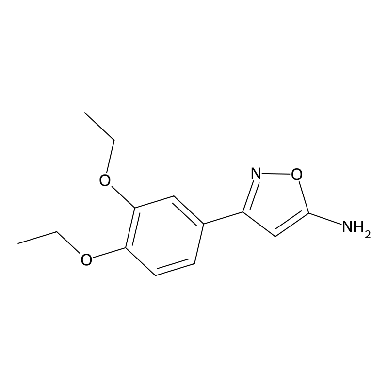 3-(3,4-Diethoxyphenyl)isoxazol-5-amine