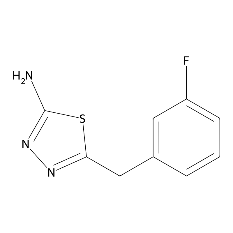 5-[(3-Fluorophenyl)methyl]-1,3,4-thiadiazol-2-amin...