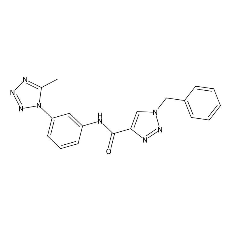 1-benzyl-N-[3-(5-methyltetrazol-1-yl)phenyl]triazo...