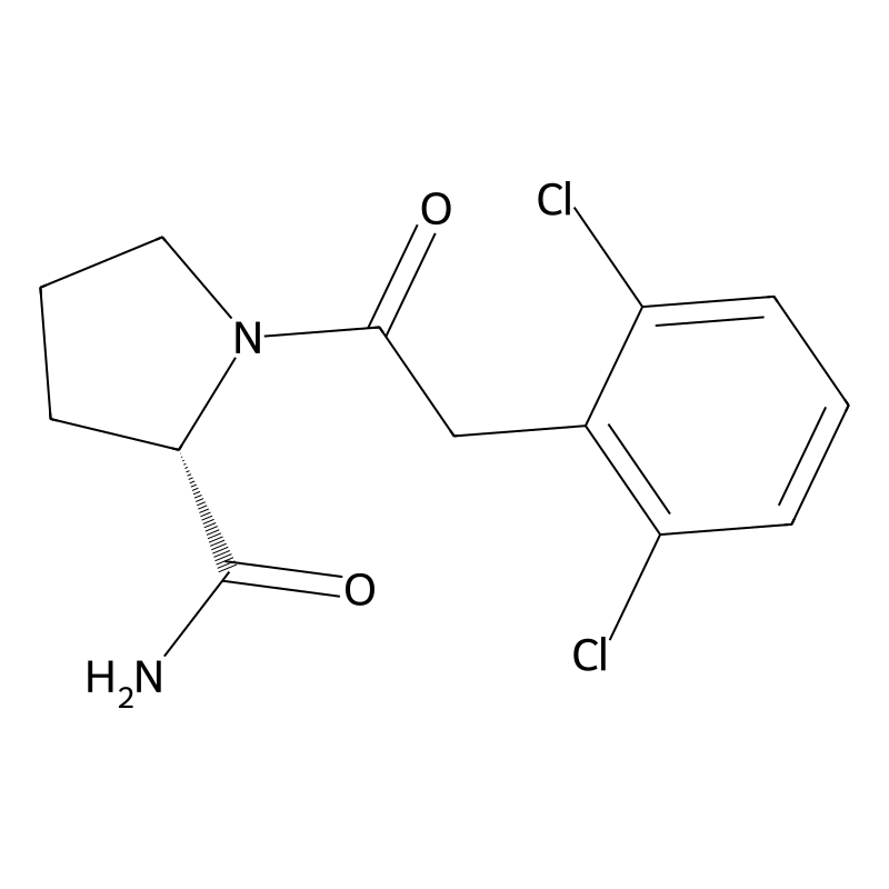 (2S)-1-[2-(2,6-dichlorophenyl)acetyl]pyrrolidine-2...