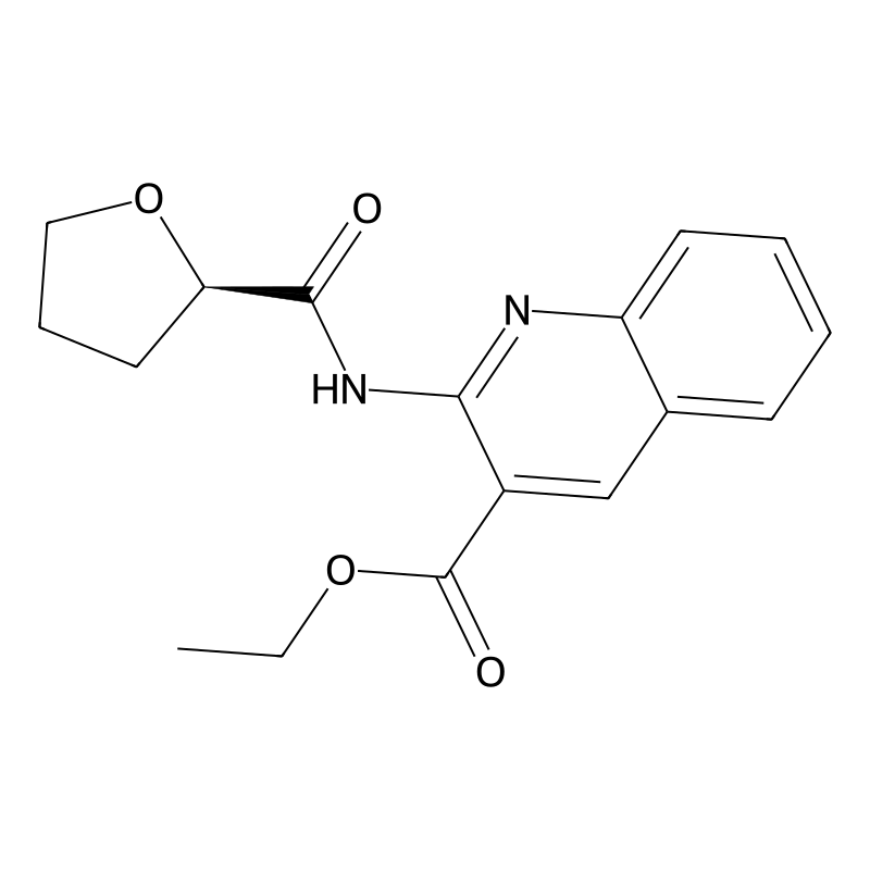 ethyl 2-[[(2R)-oxolane-2-carbonyl]amino]quinoline-...