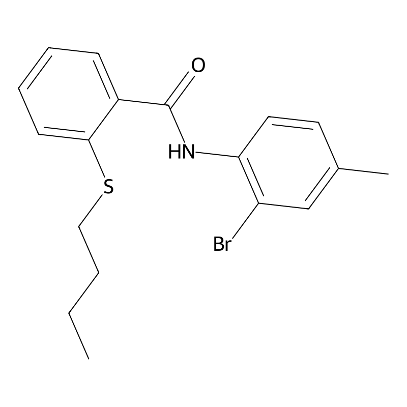 N-(2-bromo-4-methylphenyl)-2-butylsulfanylbenzamid...