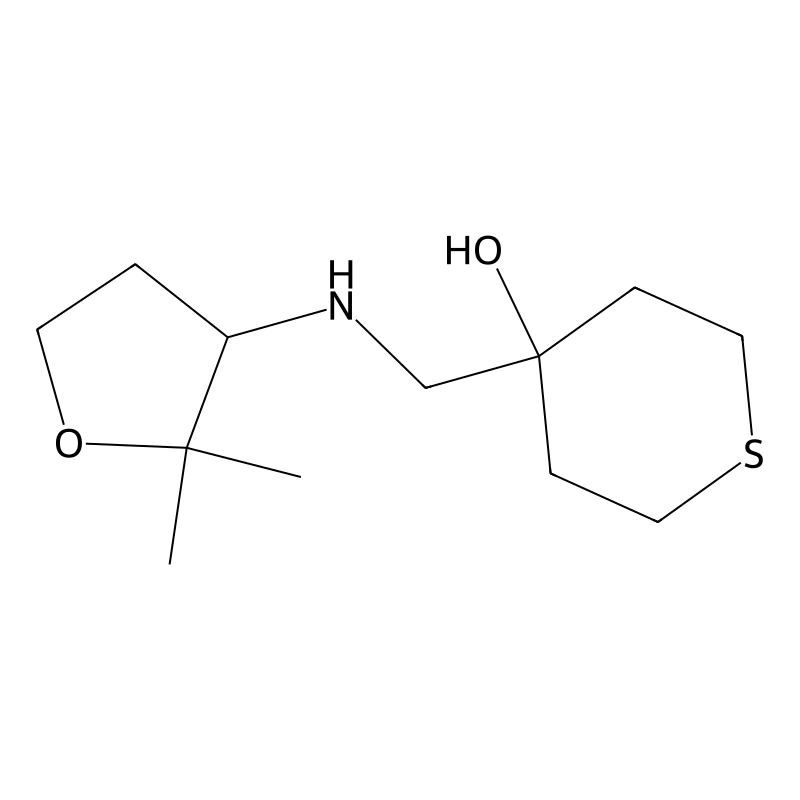 4-[[(2,2-Dimethyloxolan-3-yl)amino]methyl]thian-4-...