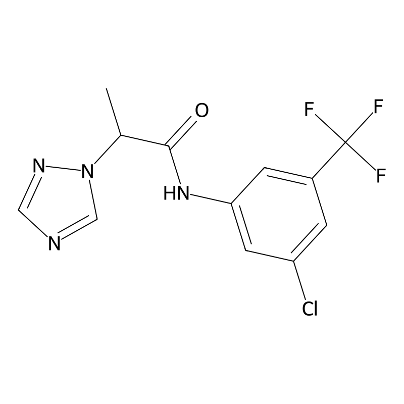 N-[3-chloro-5-(trifluoromethyl)phenyl]-2-(1,2,4-tr...