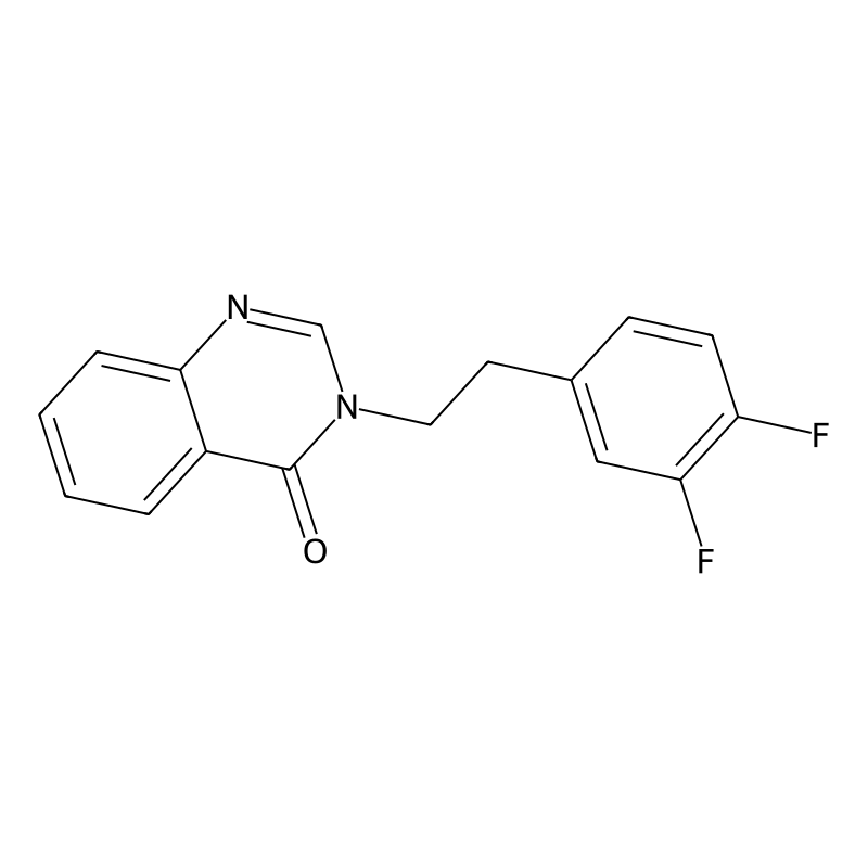 3-[2-(3,4-Difluorophenyl)ethyl]quinazolin-4-one