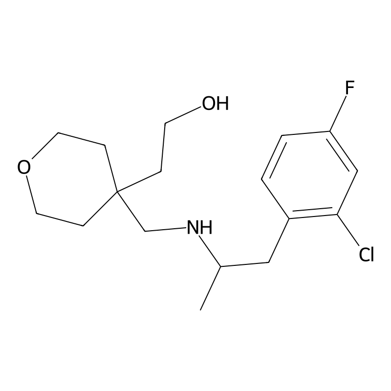 2-[4-[[1-(2-Chloro-4-fluorophenyl)propan-2-ylamino...
