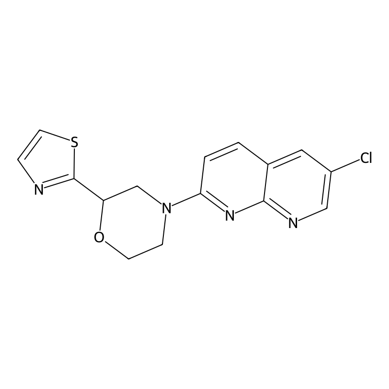 4-(6-Chloro-1,8-naphthyridin-2-yl)-2-(1,3-thiazol-...