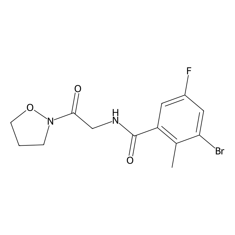 3-bromo-5-fluoro-2-methyl-N-[2-(1,2-oxazolidin-2-y...