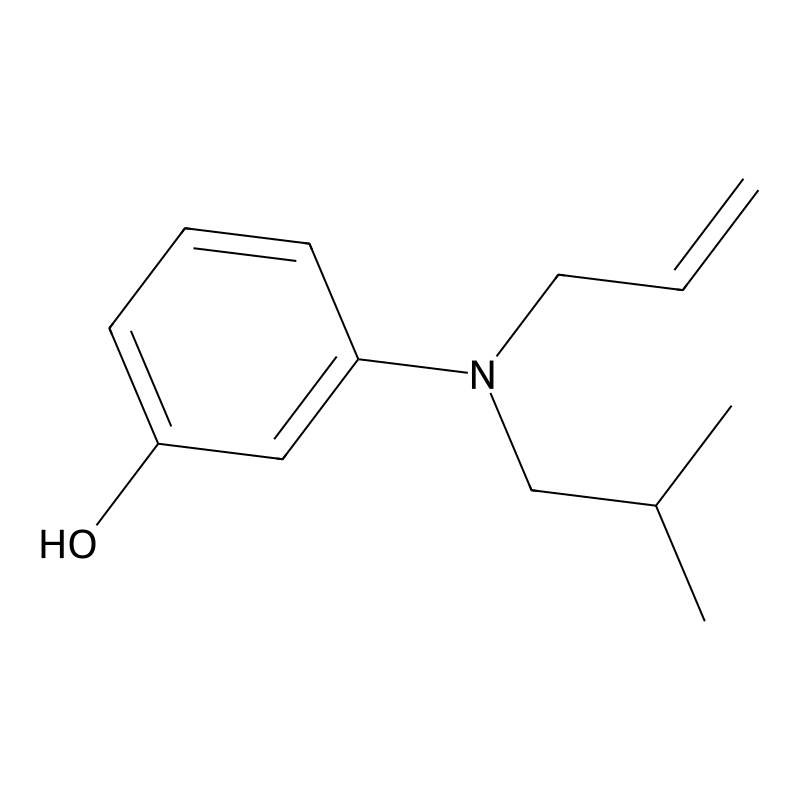 3-[2-Methylpropyl(prop-2-enyl)amino]phenol