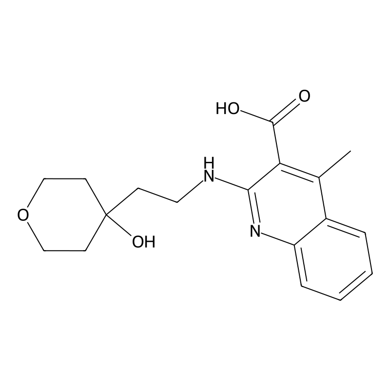 2-[2-(4-Hydroxyoxan-4-yl)ethylamino]-4-methylquino...