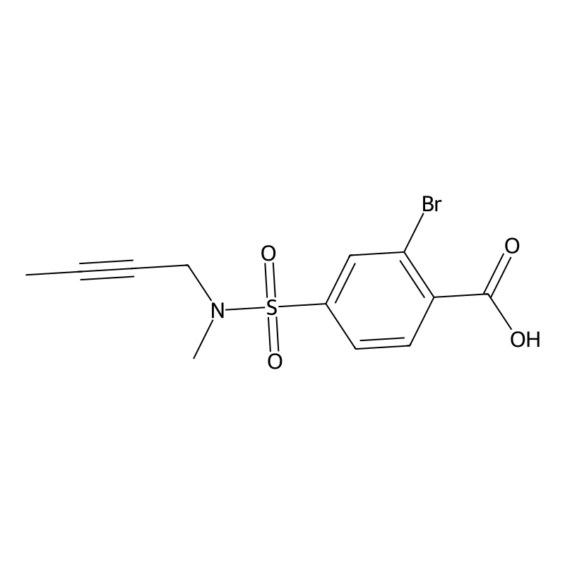2-Bromo-4-[but-2-ynyl(methyl)sulfamoyl]benzoic aci...
