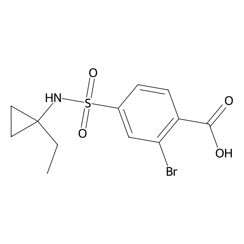 2-Bromo-4-[(1-ethylcyclopropyl)sulfamoyl]benzoic a...