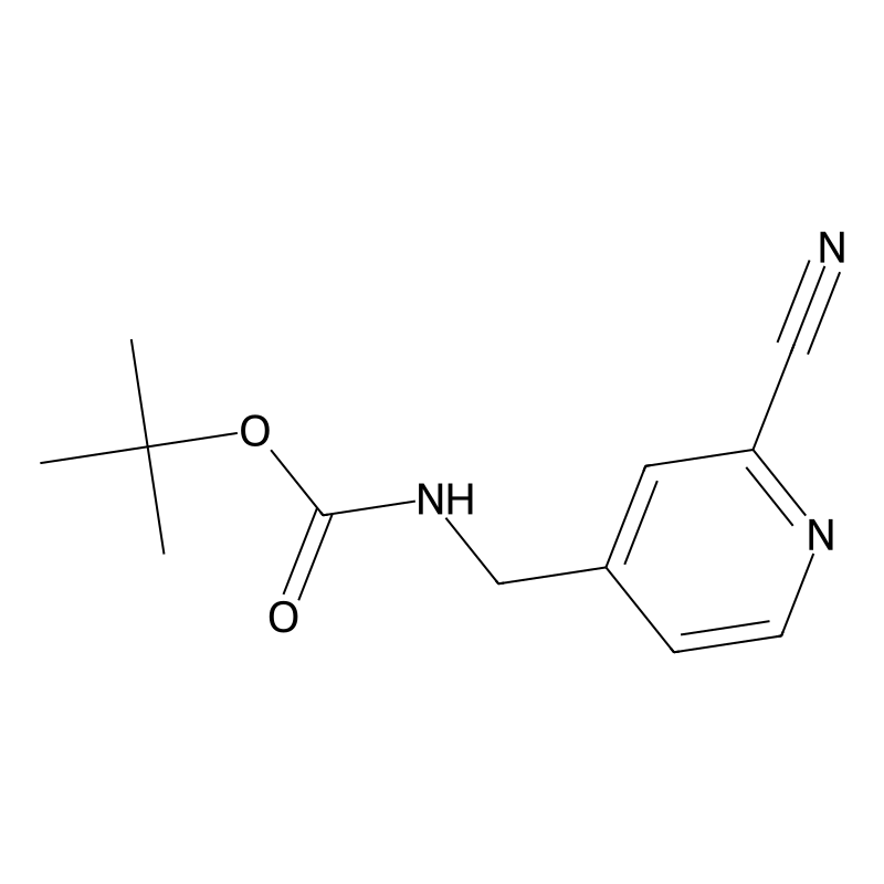 4-[(tert-Butoxycarbonylamino)methyl]-2-cyanopyridi...