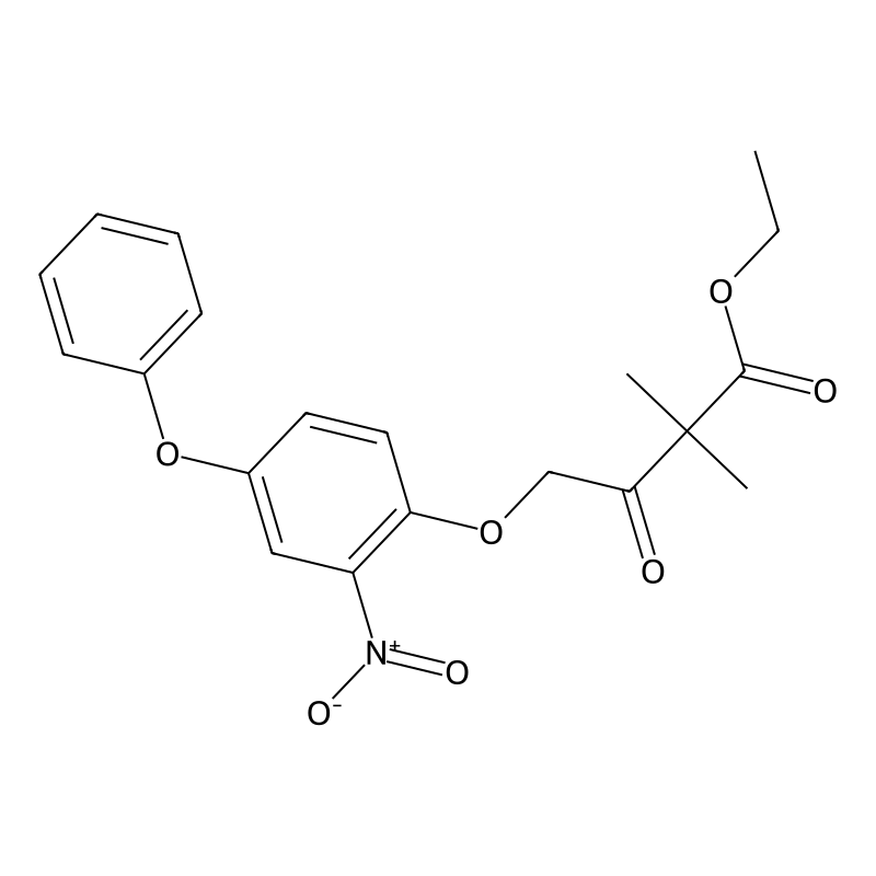 Ethyl 2,2-dimethyl-4-(2-nitro-4-phenoxyphenoxy)-3-...