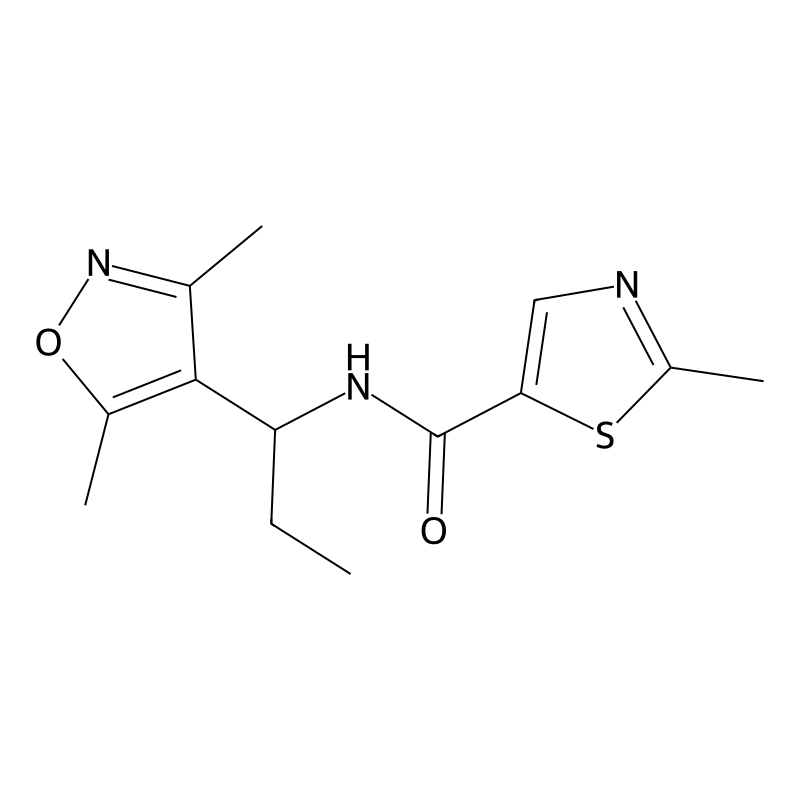 N-[1-(3,5-dimethyl-1,2-oxazol-4-yl)propyl]-2-methy...