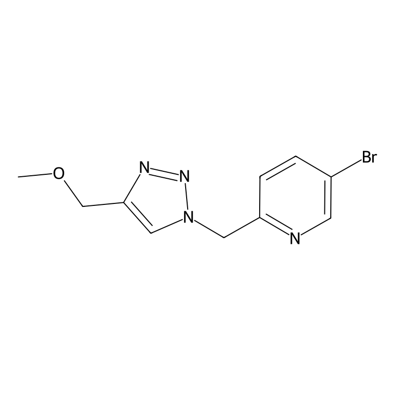 5-Bromo-2-[[4-(methoxymethyl)triazol-1-yl]methyl]p...
