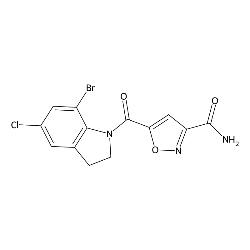 5-(7-Bromo-5-chloro-2,3-dihydroindole-1-carbonyl)-...