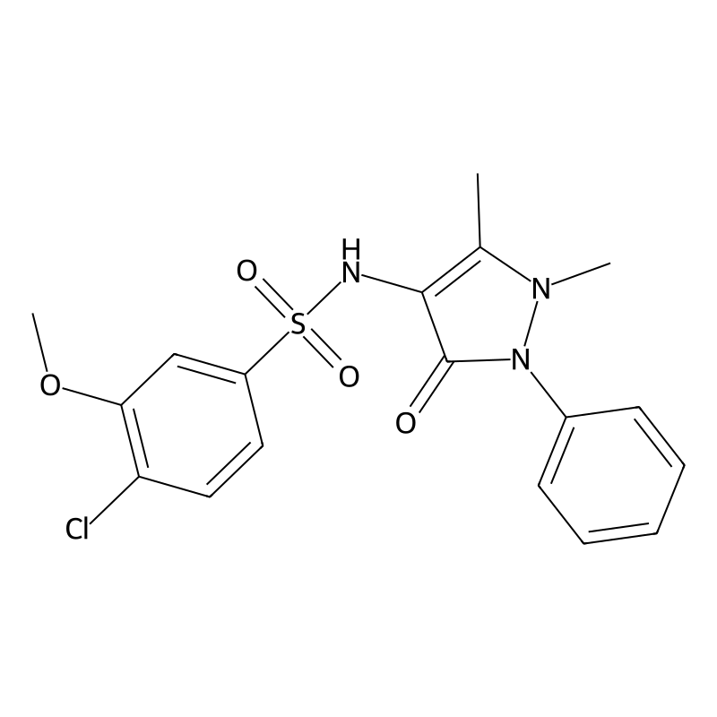 4-chloro-N-(1,5-dimethyl-3-oxo-2-phenylpyrazol-4-y...