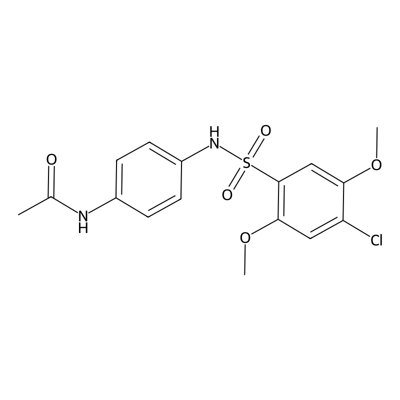 N-(4-{[(4-chloro-2,5-dimethoxyphenyl)sulfonyl]amin...