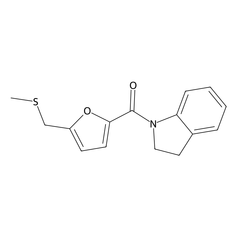 2,3-Dihydroindol-1-yl-[5-(methylsulfanylmethyl)fur...