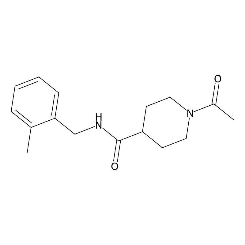 1-acetyl-N-[(2-methylphenyl)methyl]piperidine-4-ca...