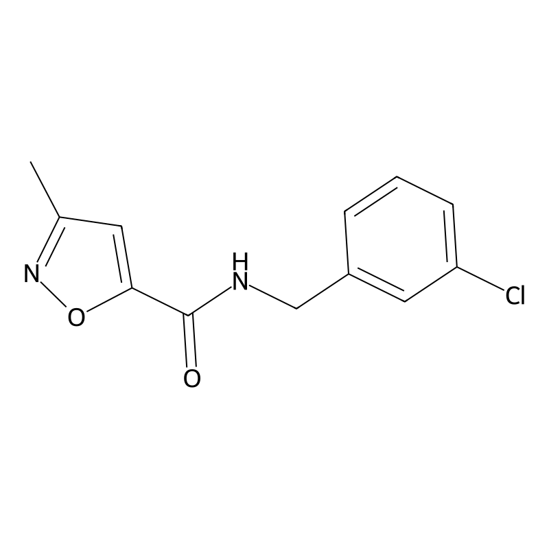N~5~-(3-chlorobenzyl)-3-methyl-5-isoxazolecarboxam...