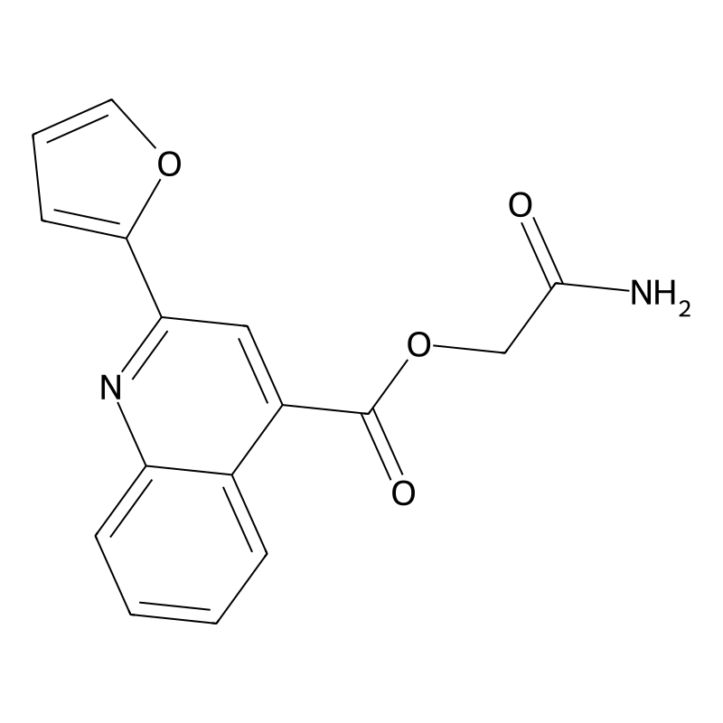 (2-Amino-2-oxoethyl) 2-(furan-2-yl)quinoline-4-car...