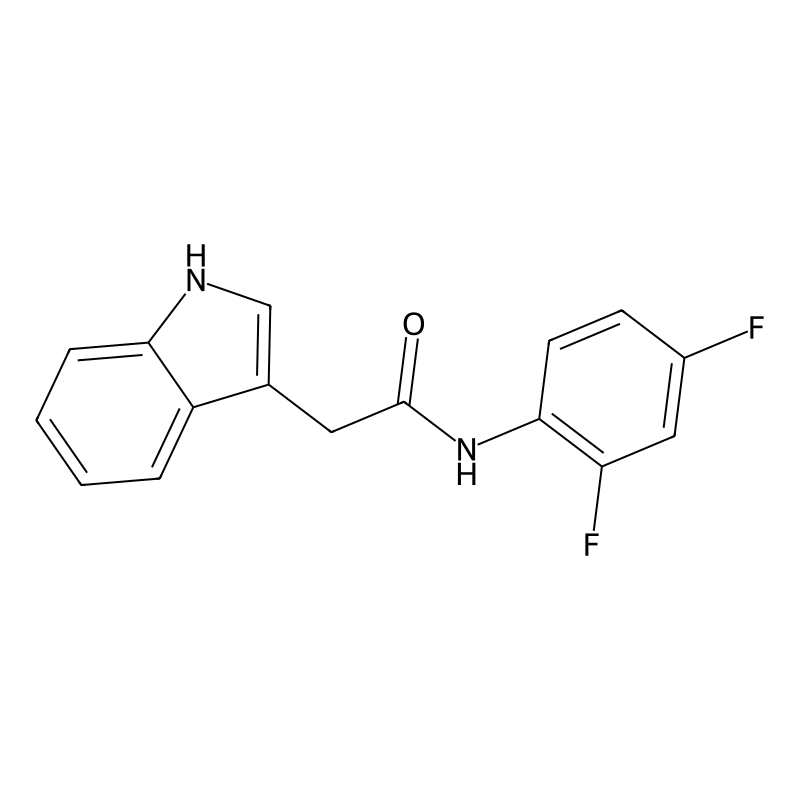 N-(2,4-difluorophenyl)-2-(1H-indol-3-yl)acetamide