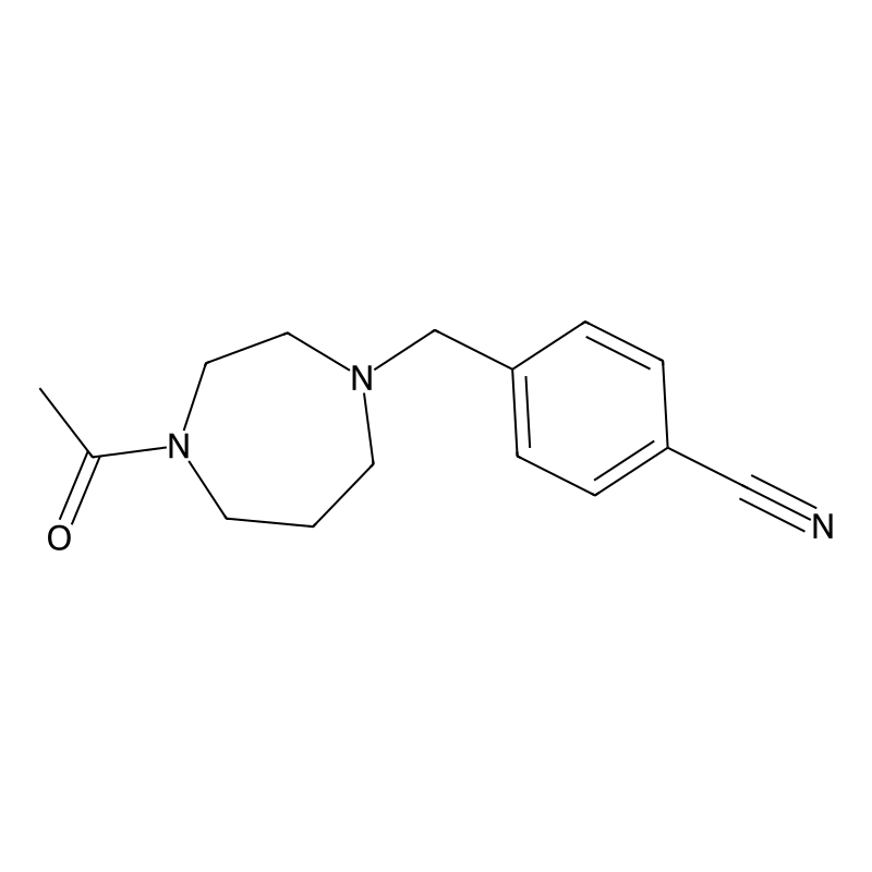4-[(4-Acetyl-1,4-diazepan-1-yl)methyl]benzonitrile