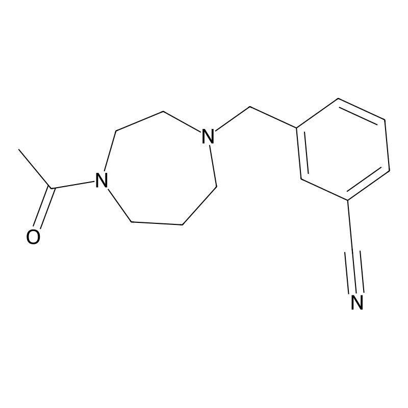 3-[(4-Acetyl-1,4-diazepan-1-yl)methyl]benzonitrile