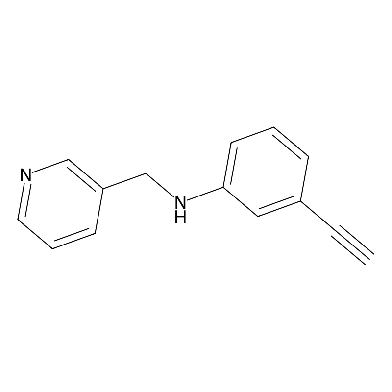 3-ethynyl-N-(pyridin-3-ylmethyl)aniline