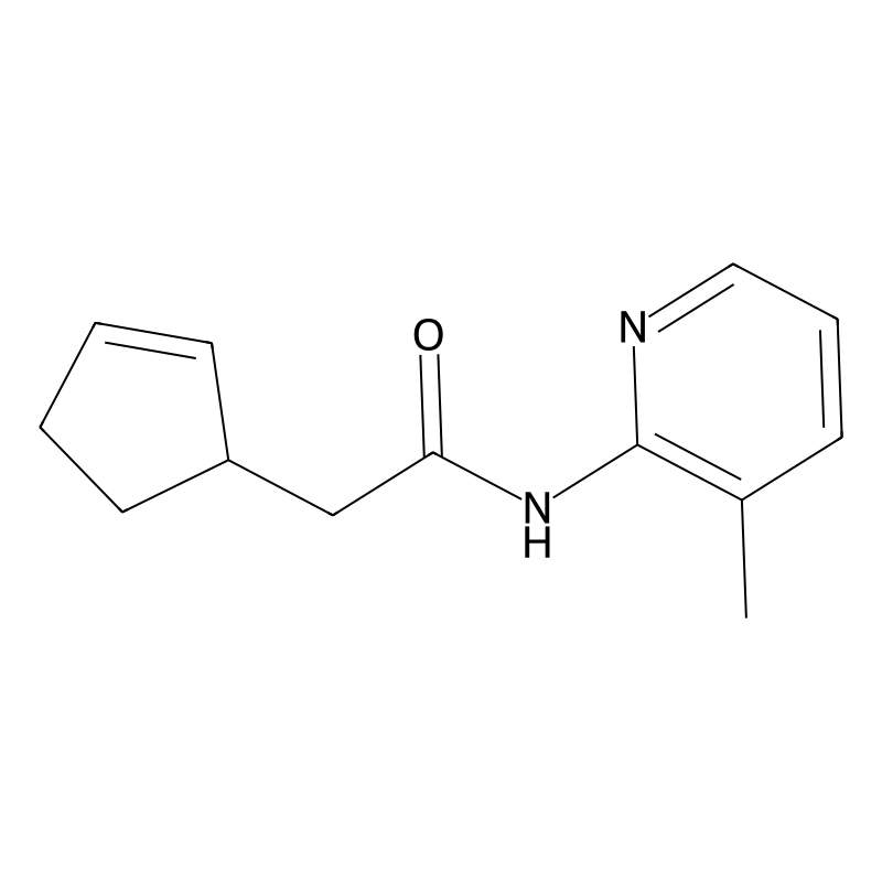 2-cyclopent-2-en-1-yl-N-(3-methylpyridin-2-yl)acet...
