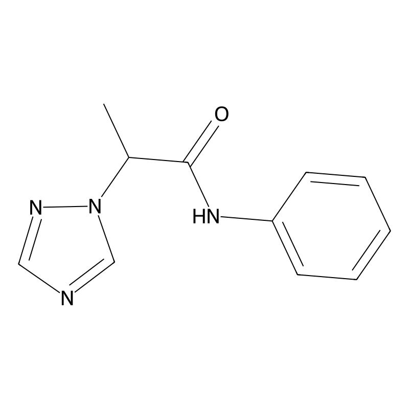N-phenyl-2-(1,2,4-triazol-1-yl)propanamide