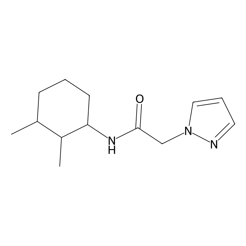 N-(2,3-dimethylcyclohexyl)-2-pyrazol-1-ylacetamide