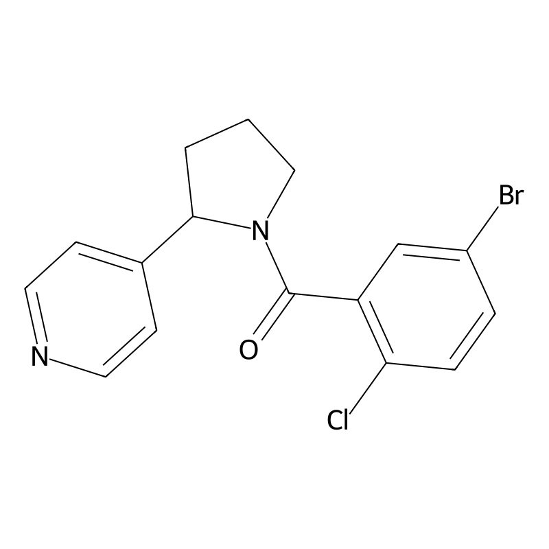 (5-Bromo-2-chlorophenyl)-(2-pyridin-4-ylpyrrolidin...