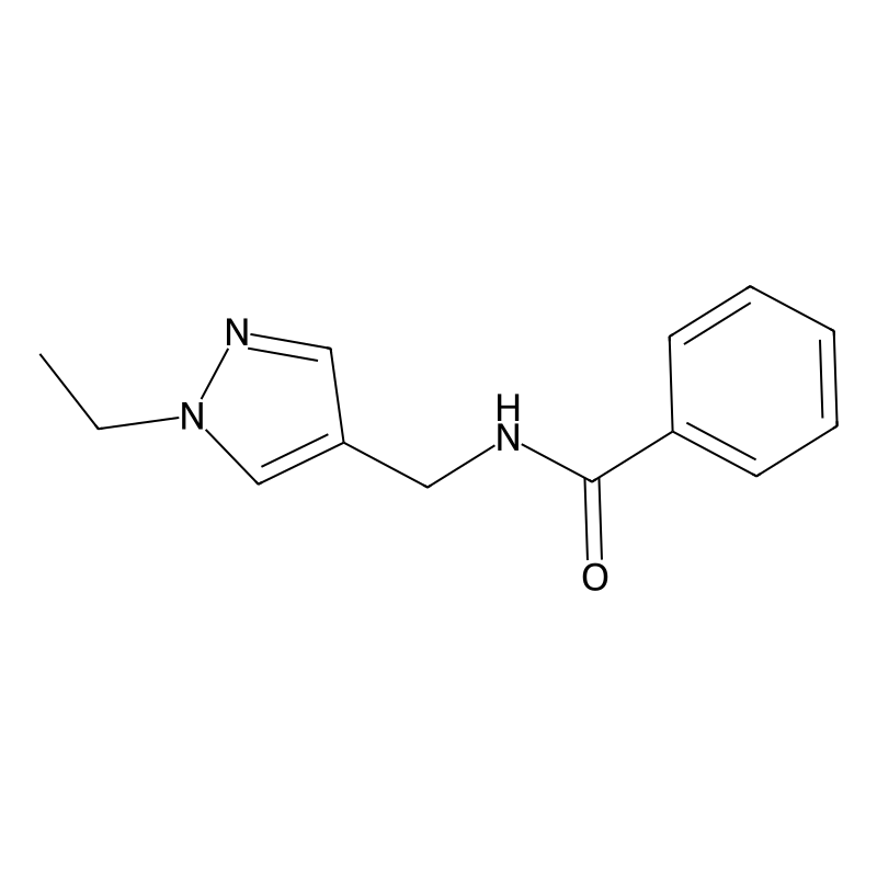 N-[(1-ethylpyrazol-4-yl)methyl]benzamide
