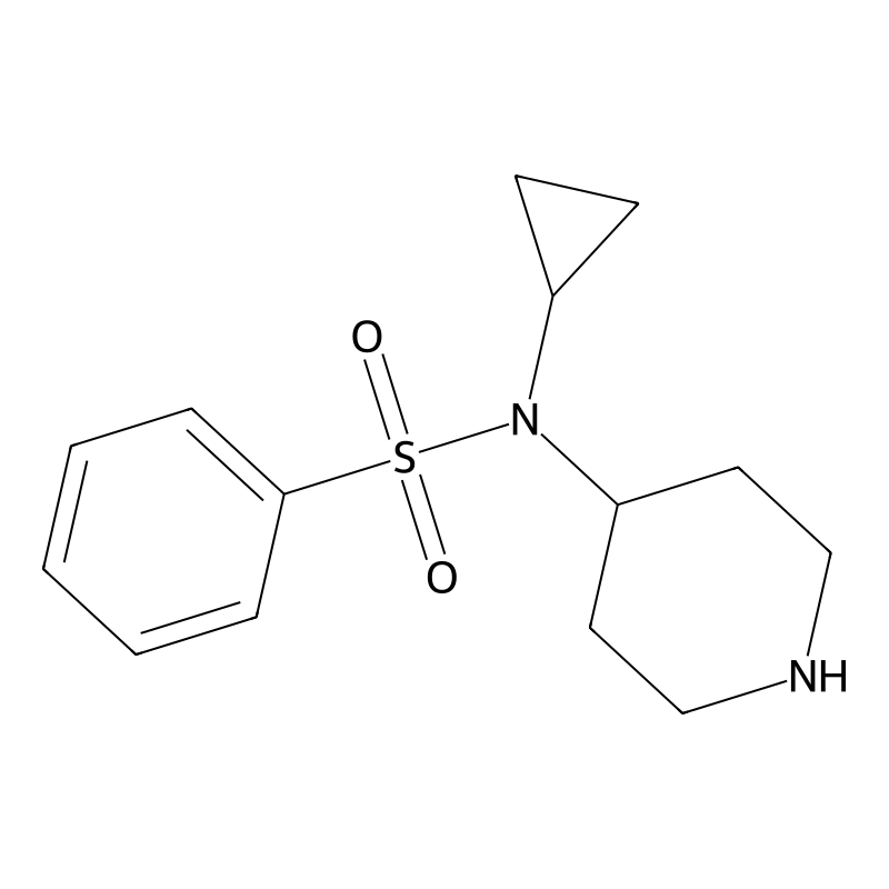 N-cyclopropyl-N-(piperidin-4-yl)benzenesulfonamide